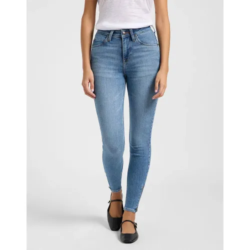 LEE Scarlett Zip 하이웨이스트 청바지 141888863