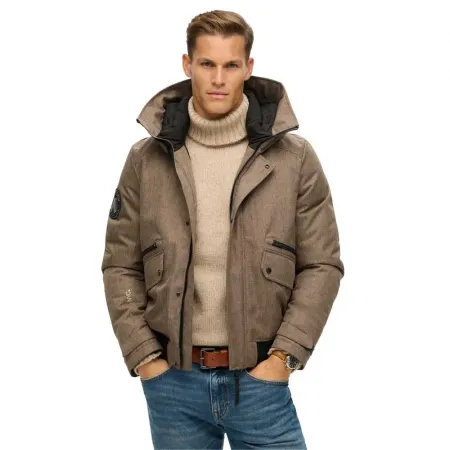 슈퍼드라이 City Tweed 패딩 자켓 141896752