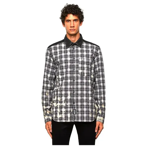 디젤 Moon Check 긴팔 셔츠 141949556