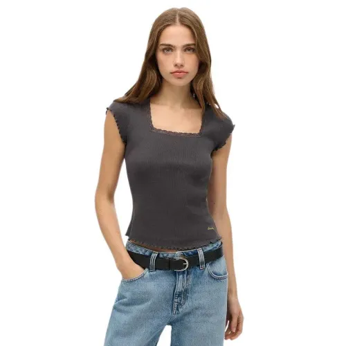 슈퍼드라이 에센셜 Square 반팔 티셔츠 141962262