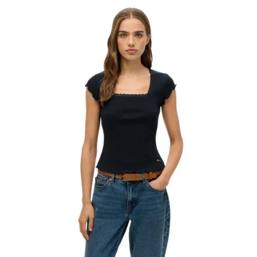 슈퍼드라이 에센셜 Square 반팔 티셔츠 141962264