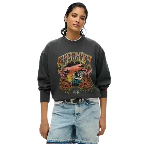 슈퍼드라이 Psych Surf Loose 스웨터 141962369