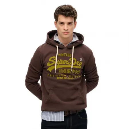 슈퍼드라이 VL Tonal Relaxed Fit 후드티 141962454
