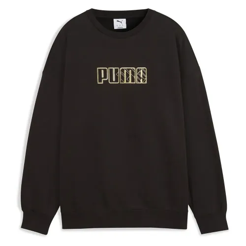 푸마 Maximal Metallic 오버핏 스웨터 142007145