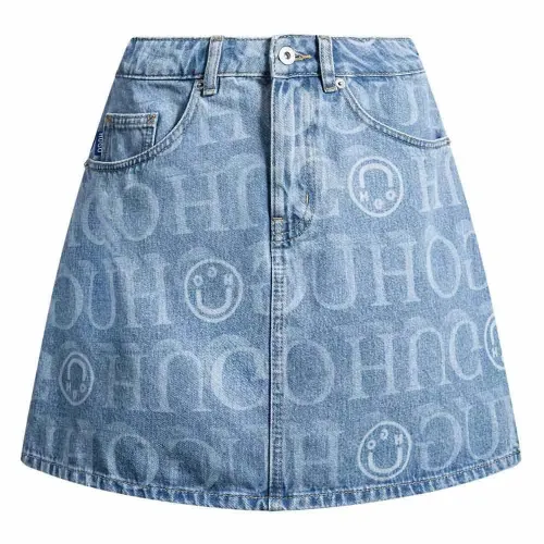 휴고 보스 Gami 2 BLUE 데님 스커트 142010368
