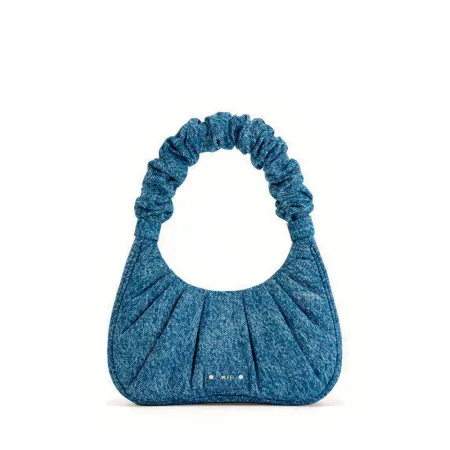 JW PEI Gabbi Ruched Denim 핸드백 142036187