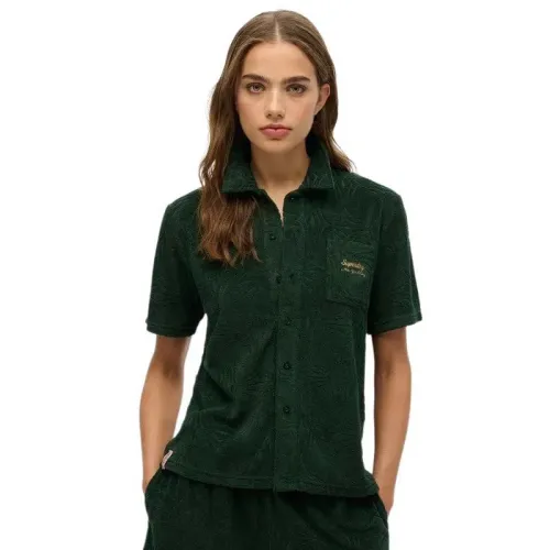 슈퍼드라이 Country Club Towelling 반팔 셔츠 142053891