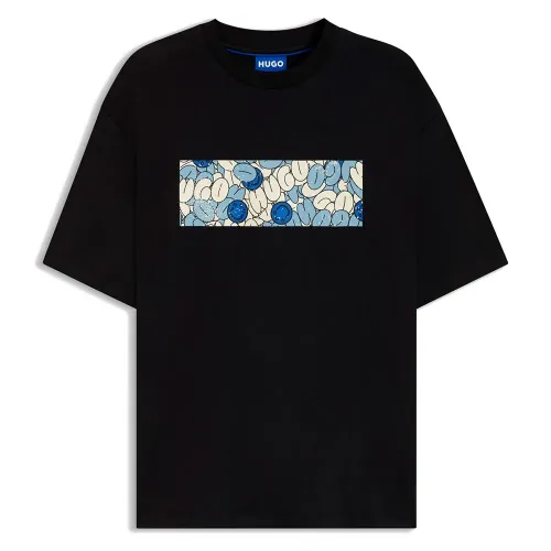 휴고 보스 Nurix BLUE 티셔츠 142079747