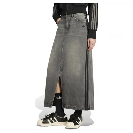 아디다스 아디컬러 3 스트라이프 Pencil 데님 스커트 142095263