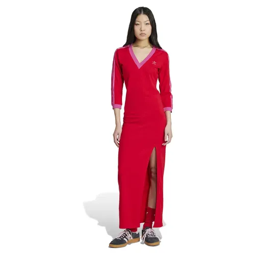 아디다스 Adicolor Classics 3 Stripes Maxi 3/4 소매 드레스 142095411