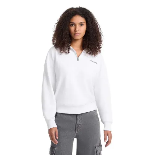 게스 Dark 하프 지퍼 스웨터 142112207