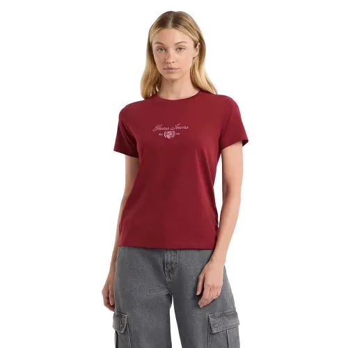 게스 Embro Script 반팔 티셔츠 142112209