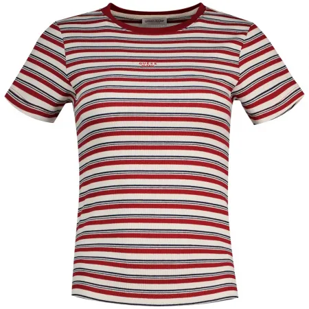 게스 Stripe Embro Slim 반팔 티셔츠 142112271