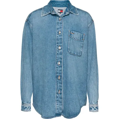 타미힐피거 DW0DW20365 데님 긴팔 셔츠 142129132