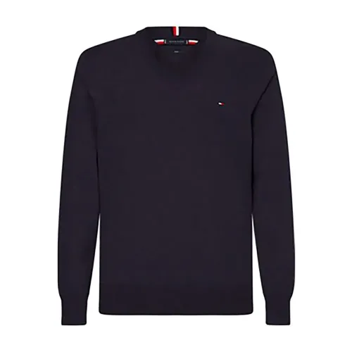 타미힐피거 MW0MW22349 V넥 스웨터 142129341