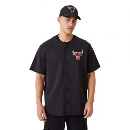 뉴에라 Infill Team 로고 Jersey Chicago Bulls 반팔 티셔츠 142130643