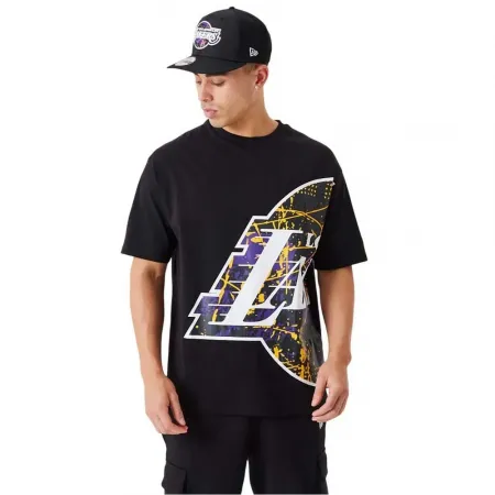 뉴에라 Large Team 로고 Los Angeles Lakers 반팔 티셔츠 142130647
