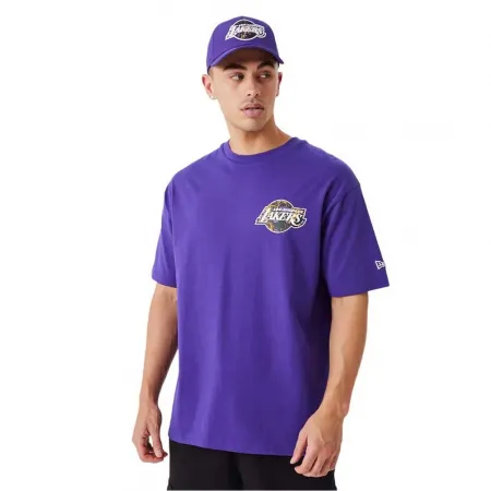 뉴에라 Large Team 로고 Los Angeles Lakers 반팔 티셔츠 142130650