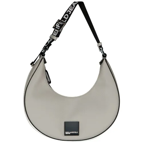 KARL LAGERFELD JEANS Box Logo Halfmoon 숄더백 142144877