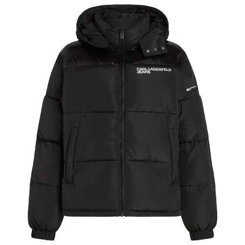KARL LAGERFELD JEANS Logo 패딩 자켓 142144897