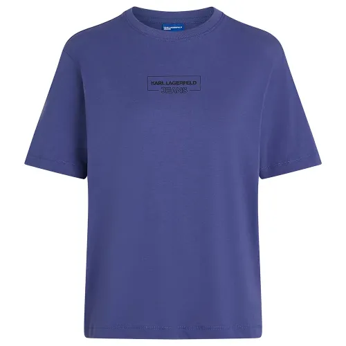 KARL LAGERFELD JEANS Outline Logo Regular Fit 티셔츠 142144900