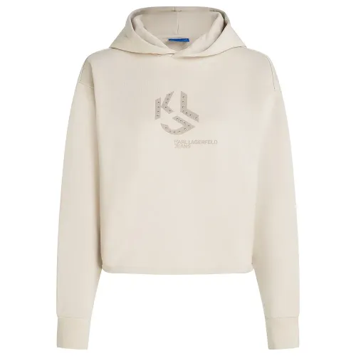 KARL LAGERFELD JEANS Studded Regular Fit 후드티 142144915