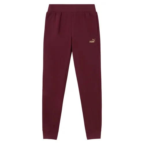 푸마 에센셜 + Textured Foil Logo 운동복 바지 142153574