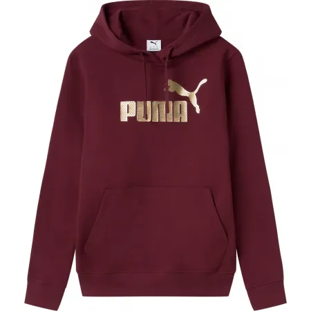 푸마 에센셜+ Textured Foil Big Logo 후드티 142153607