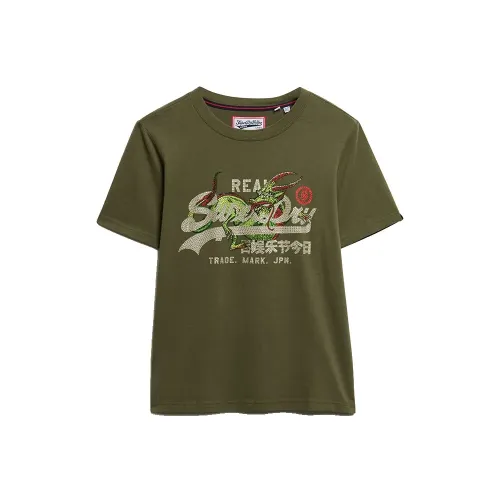 슈퍼드라이 Tokyo Vl Relaxed Fit 반팔 티셔츠 142160083