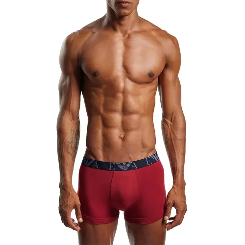 엠프리오 아르마니 Bold Monogram Trunk 복서 브리프 3 팩 142165194