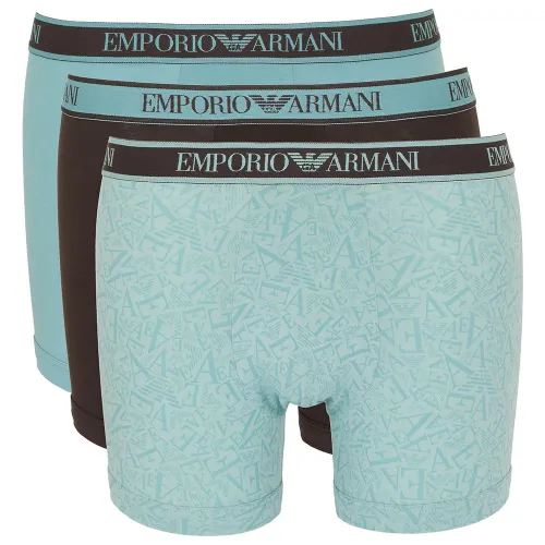 엠프리오 아르마니 Core Logoband 복서 브리프 3 팩 142165242