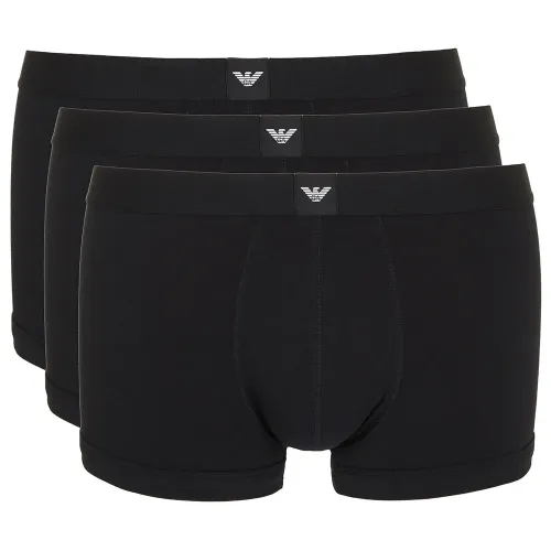 엠프리오 아르마니 에센셜 Logolabel Trunk 복서 브리프 3 팩 142165395