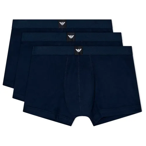엠프리오 아르마니 에센셜 Logolabel Trunk 복서 브리프 3 팩 142165396