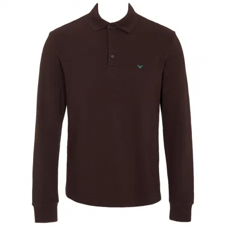 엠프리오 아르마니 Iconic Piquet 긴 소매 폴로 142165611