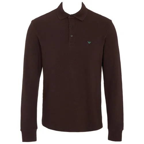 엠프리오 아르마니 Iconic Piquet 긴 소매 폴로 142165611