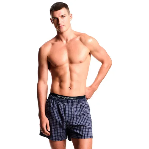 엠프리오 아르마니 Yarn Dyed Woven 복서 브리프 142165913