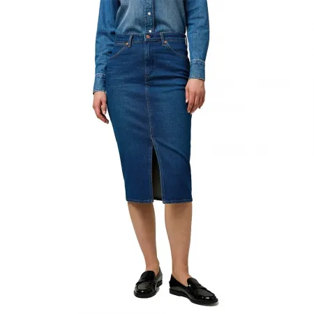 랭글러 112371161 Pencil Slim Fit 데님 스커트 142166747