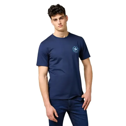 랭글러 Small 그래픽 레큘러 Fit 반팔 티셔츠 142166933