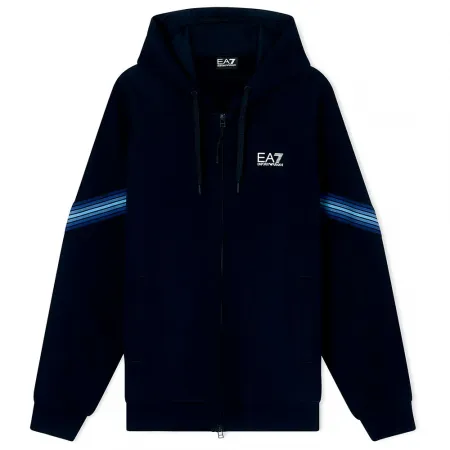 엠프리오 아르마니 Train 7 Lines Tape 풀지퍼 스웨터 142172951