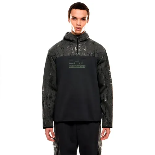 엠프리오 아르마니 Train 그래픽 Series Co Monogram Infill 후드티 142173830