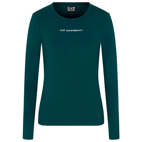 엠프리오 아르마니 Train Logo Series 에센셜 긴팔 티셔츠 142174039