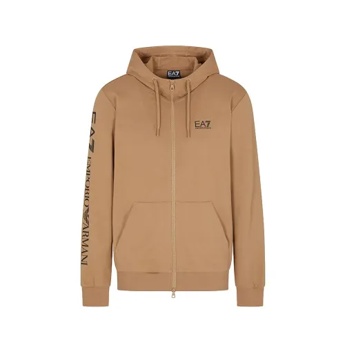 엠프리오 아르마니 Train Logo Series Extended Logo Coft CC 풀지퍼 스웨터 142174081