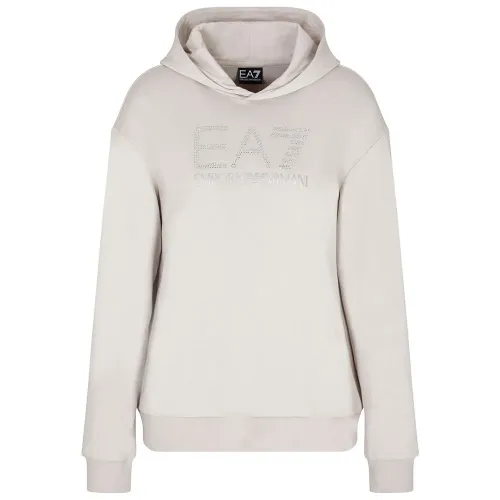 엠프리오 아르마니 Train Logo Series Fancy Strass 후드티 142174097