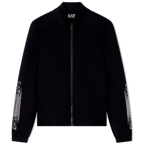 엠프리오 아르마니 Train Logo Series Tape 풀지퍼 스웨터 142174251