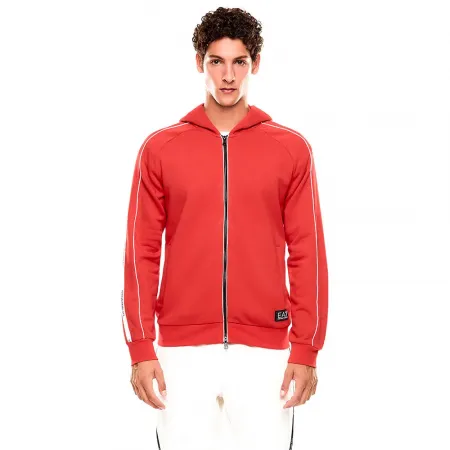 엠프리오 아르마니 Train Logo Series Tape 풀지퍼 스웨터 142174255