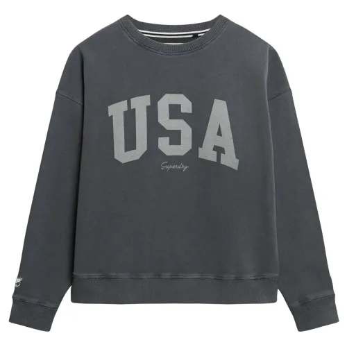 슈퍼드라이 Athletic Ess Relaxed Fit 스웨터 142221950
