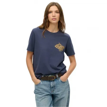 슈퍼드라이 Athletic Metallic 반팔 티셔츠 142221958