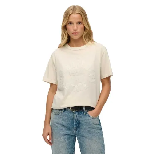 슈퍼드라이 Athletic Tonal 오버핏 반팔 티셔츠 142221979