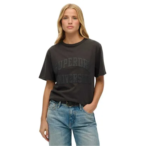 슈퍼드라이 Athletic Tonal 오버핏 반팔 티셔츠 142221980