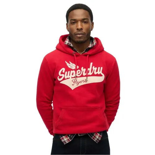 슈퍼드라이 Flyers Script 후드티 142222055